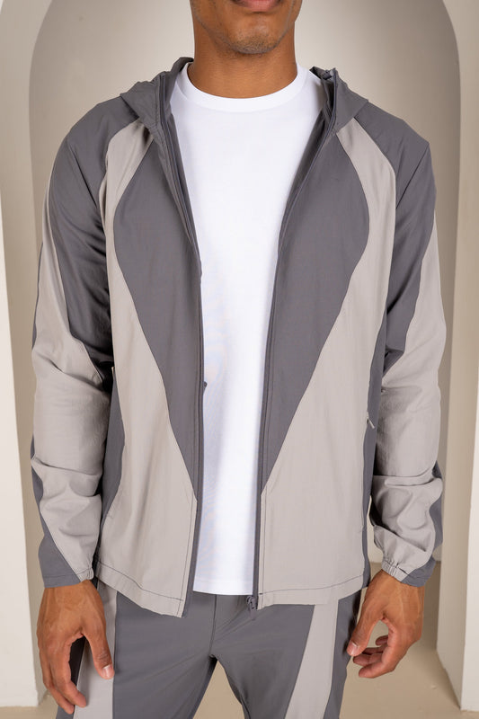 Premium Technical V2 Panelled Jacket - Grey
