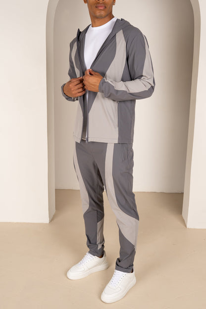Premium Technical V2 Panelled Jacket - Grey