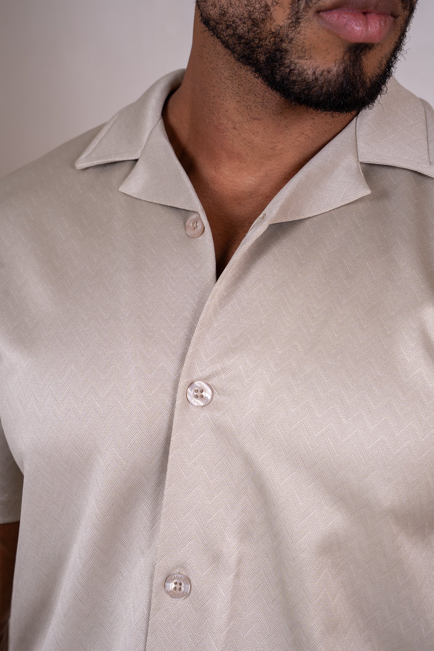 Interlock Resort Shirt - Stone